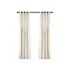 2X 132x213cm Blockout Sheer Curtains Beige