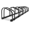 Stand Floor Bicycle Storage – Black, 6 Bike