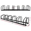 Stand Floor Bicycle Storage – Black, 6 Bike