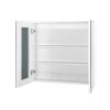 Bathroom Mirror Cabinet 600mm x720mm – White