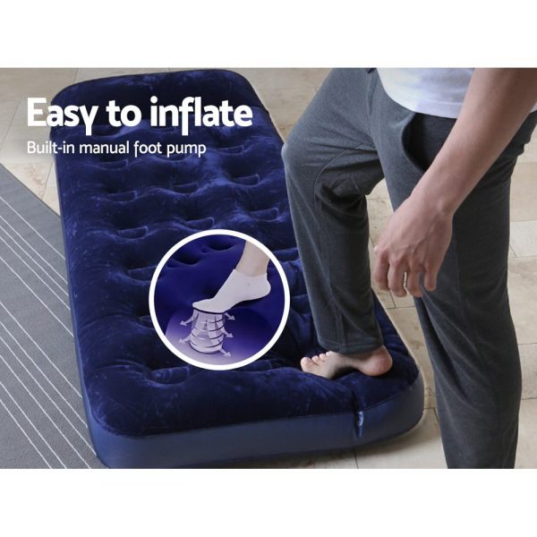 Bestway Single Size Inflatable Air Mattress – Navy