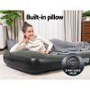 Air Mattress Single Bed Inflatable Flocked Camping Beds 30CM