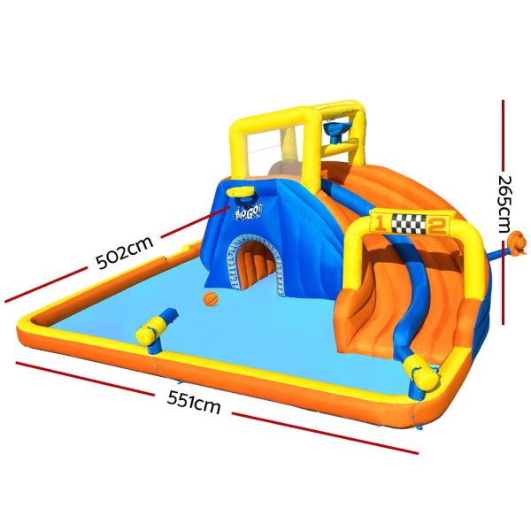 Water Slide 551x502x265cm Kids Play Park Inflatable Swimming Pool