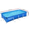 Swimming Pool 400x211x81cm Steel Frame Above Ground Pools 5700L