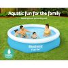 Swimming Pool 305x66cm Above Ground Round Inflatable Pools w/ Filter Pump 3200L