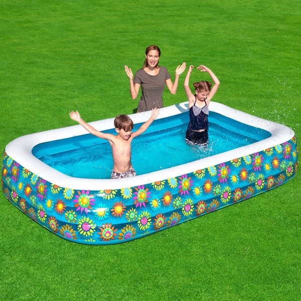 Kids Pool 305x183x56cm Inflatable Above Ground Swimming Pools 1161L