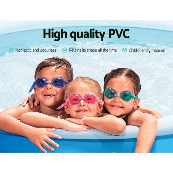 Kids Pool 152x38cm Round Inflatable Above Ground Swimming Pools 477L