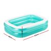 Kids Pool 200x146x48cm Inflatable Above Ground Swimming Pools 450L