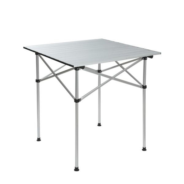 Folding Camping Table 70CM Roll Up Outdoor Picnic BBQ Aluminium Desk