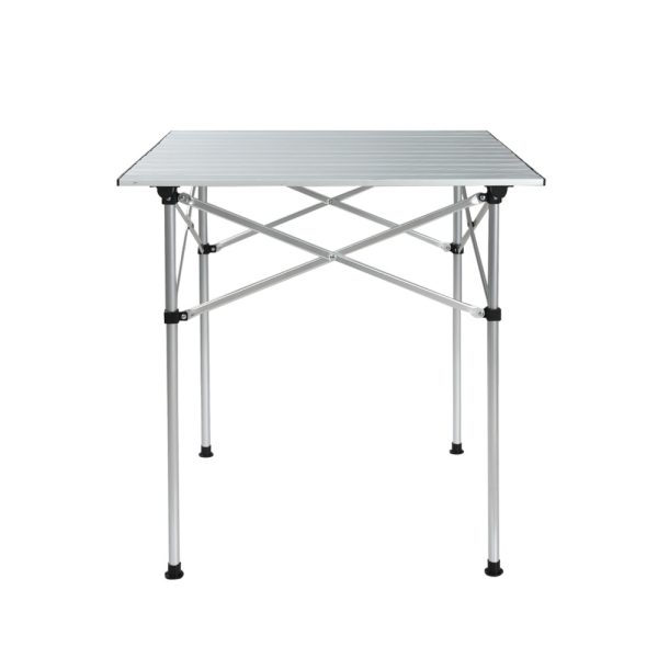 Folding Camping Table 70CM Roll Up Outdoor Picnic BBQ Aluminium Desk