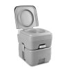 20L Portable Outdoor Camping Toilet – Grey – Without Carry Bag