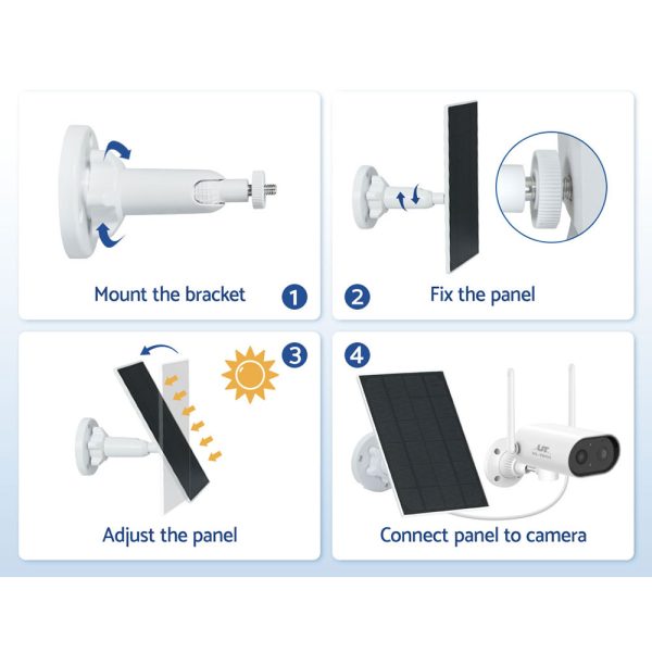 Solar Panel For Security Camera Wireless 3W