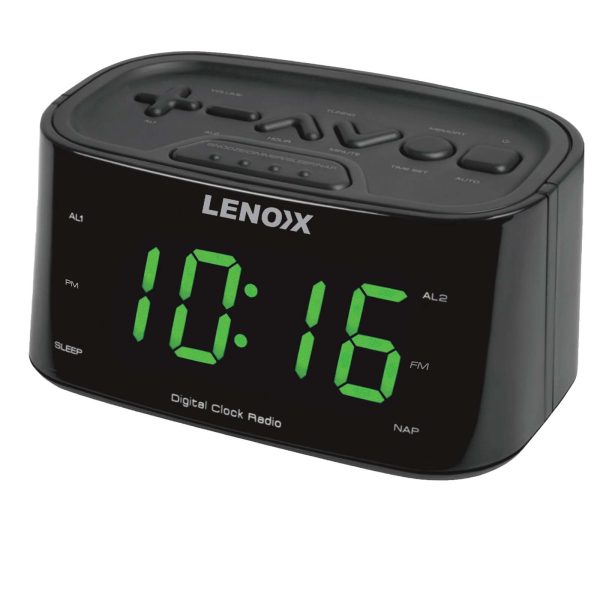 Smartphone-Charging Clock Radio. – Black