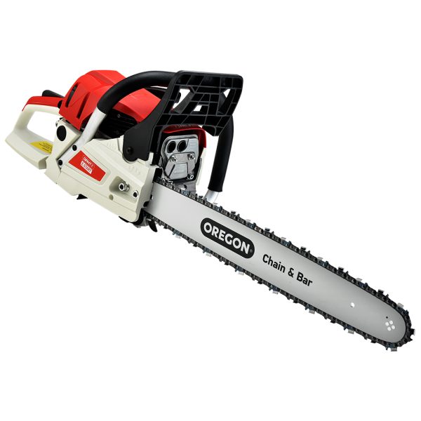 Petrol Chainsaw Commercial 52cc E-Start 20 Oregon Bar Pruning Chain Saw