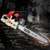 Petrol Chainsaw Commercial 52cc E-Start 20 Oregon Bar Pruning Chain Saw