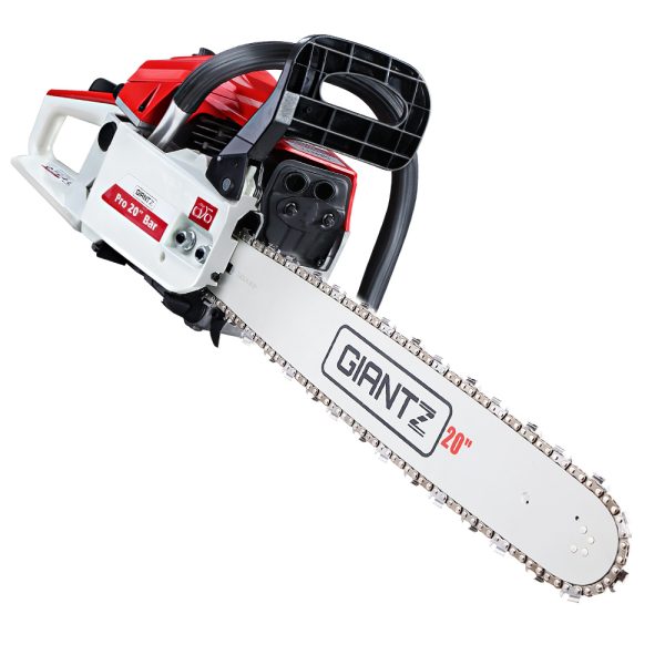 52CC Petrol Commercial Chainsaw Chain Saw Bar E-Start Pruning