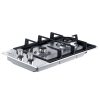 Gas Cooktop 30cm Gas Stove Cooker 2 Burner Cook Top Konbs NG LPG Black – Steel