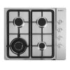 Gas Cooktop 60cm 4 Burner Ceramic Glass Cook Top Stove Hob Cooker LPG NG – Model 2, Steel