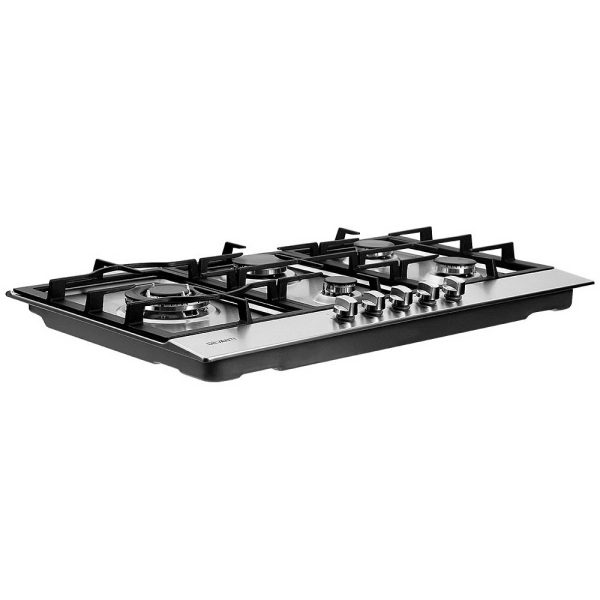 Gas Cooktop 90cm 5 Burner Stove Hob Cooker Kitchen NG LPG – Steel