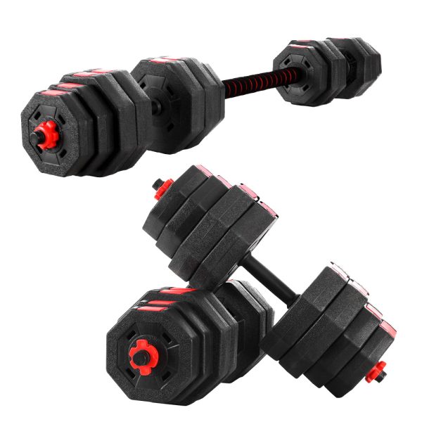 40kg Dumbbells Barbell Set Adjustable Dumbbell Weight Lifting