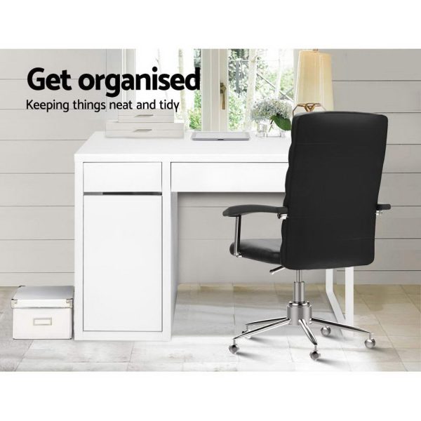 Computer Desk Drawer Cabinet White