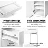 Computer Desk Drawer Cabinet White