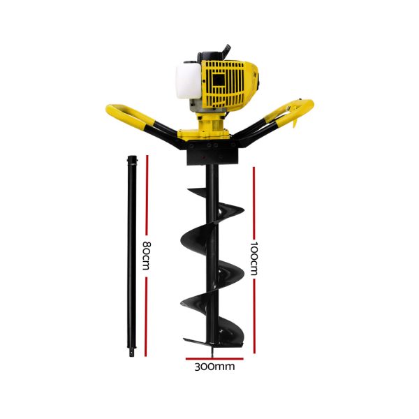 Post Hole Digger Only Engine 80CC Petrol Motor Diggers Earth Auger – AUG300