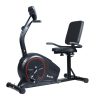 Magnetic Recumbent Exercise Bike Fitness Trainer Home Gym Equipment Black