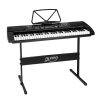 61 Keys LED Electronic Piano Keyboard – Black