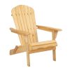 Outdoor Chairs Furniture Beach Chair Lounge Wooden Adirondack Garden Patio – 1