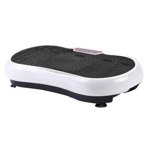 Vibration Machine Plate Platform Body Shaper Home Gym Fitness – White