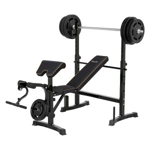 10 In 1 Weight Bench Adjustable Home Gym Station Bench Press 330KG