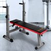 Multi-Station Weight Bench Press Weights Equipment Fitness Home Gym Red