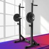 Squat Rack Pair Fitness Weight Lifting Gym Exercise Barbell Stand