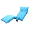 Floor Lounge Sofa Camping Chair Blue