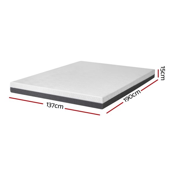 Bedding Memory Foam Mattress Bed Cool Gel Non Spring 15cm Double