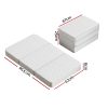 Bedding Foldable Mattress Folding Foam Cot Bed White