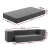 Bedding Foldable Mattress Folding Foam Sofa Bed Chair Grey