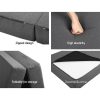 Bedding Foldable Mattress Folding Foam Double Grey