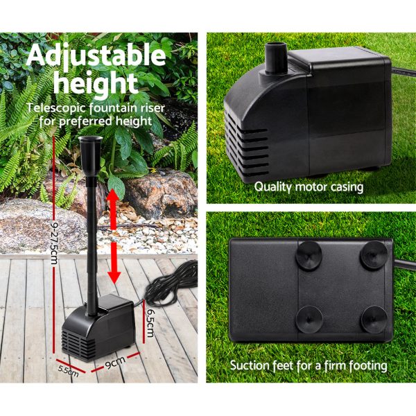 Solar Pond Pump with 2 Panels 7.2FT