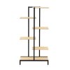 Plant Stand 6 Tier Metal Zigzag Flower Pot Shelf