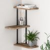 Floating Wall Shelf 3-Tier