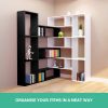 Bookshelf L Shape DIY – Black