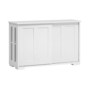 Buffet Sideboard Sliding Doors - SERA White