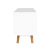 Wooden Entertainment Unit – White & Wood