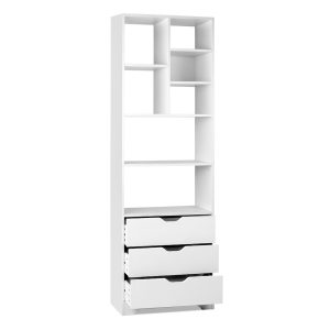 Bookshelf with Drawers - NANA White