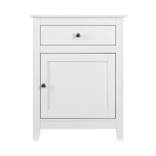 Bedside Tables Side Table Drawers Nightstand White