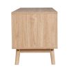 TV Cabinet Entertainment Unit Stand Wooden Storage 140cm Scandinavian