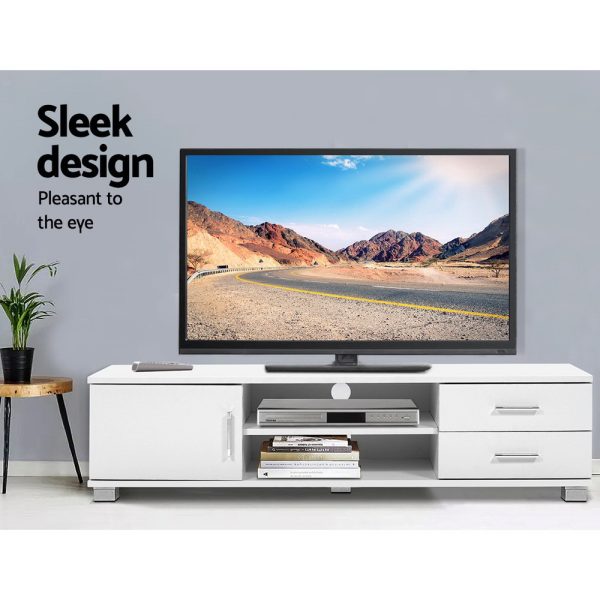 Artiss Entertainment Unit TV Cabinet 120cm White Dylan