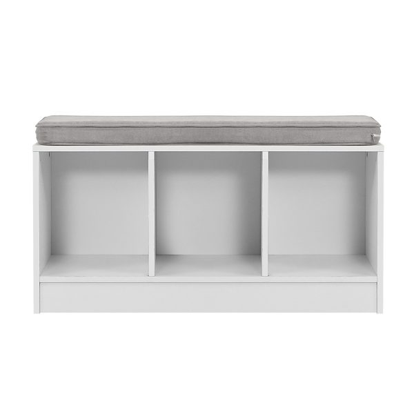 Shoe Rack Bench Shoe Cabinet White Zia